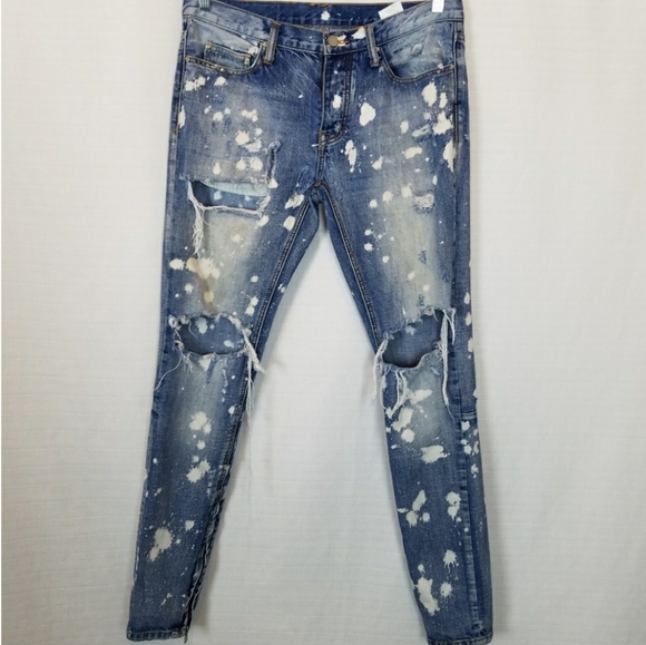 MNML Other - MNML | Distressed Bleach Splatter Jean 32